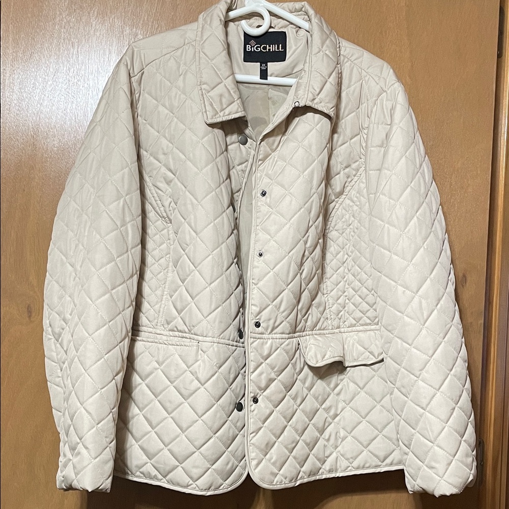 Big Chill Quilted Beige Jacket